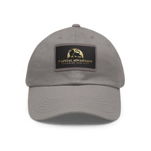 Load image into Gallery viewer, Dad Hat with Leather Patch (Rectangle)