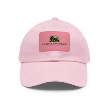 Load image into Gallery viewer, Dad Hat with Leather Patch (Rectangle)
